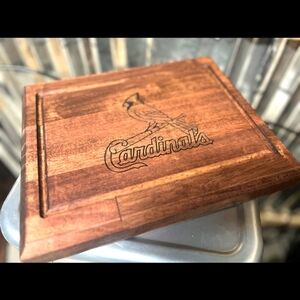 Cardinals Engraved Cutting Board